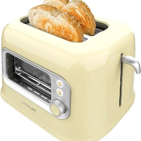 Torradeira RetroVision 700W (Bege/Inox) - CECOTEC
