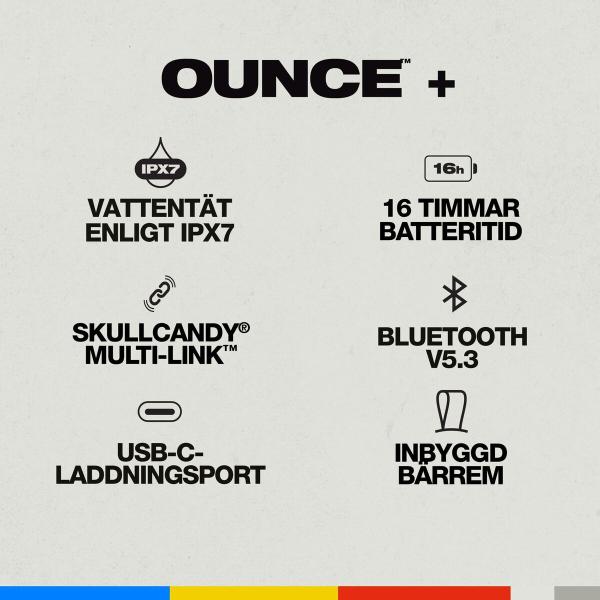 Altifalante Bluetooth Portátil Skullcandy 2SKSK2010B0L2 Preto 20 W