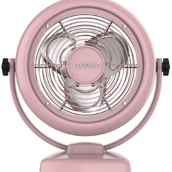 Ventoinha de Mesa Energysilence 800 Retrodesk 20W (Rosa) - CECOTEC