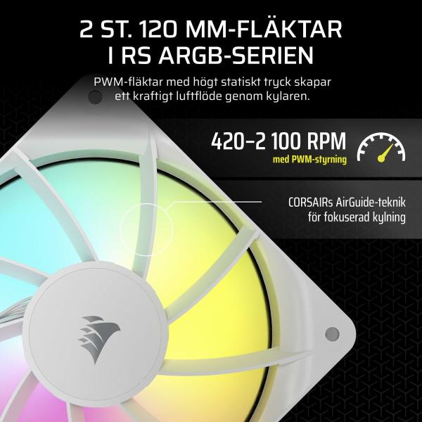 Kit de refrigeração líquida Corsair NAUTILUS 240 RS ARGB