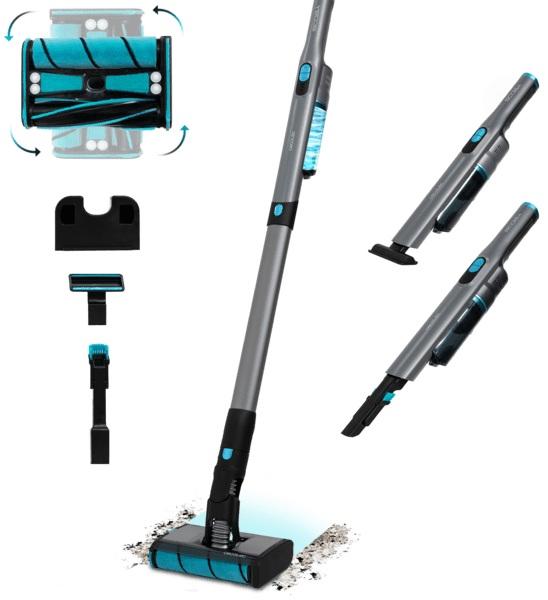 Aspirador Vertical Scoba 2100 Twice (Preto/Azul) - CECOTEC