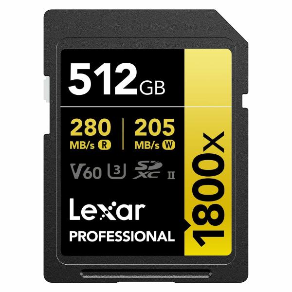 Cartão de Memória SD Lexar LSD1800512G-BNNNG 512 GB
