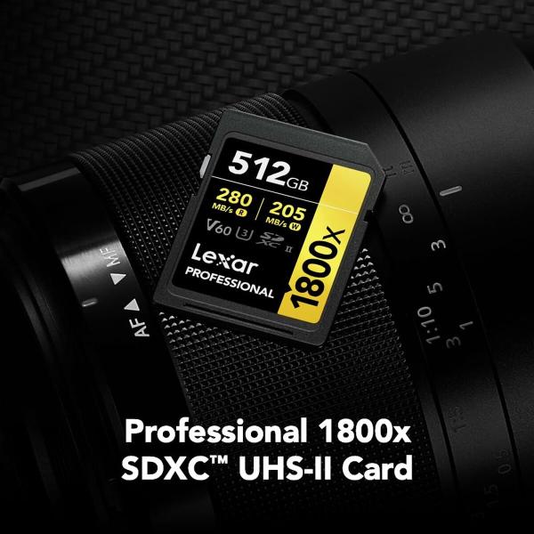 Cartão de Memória SD Lexar LSD1800512G-BNNNG 512 GB