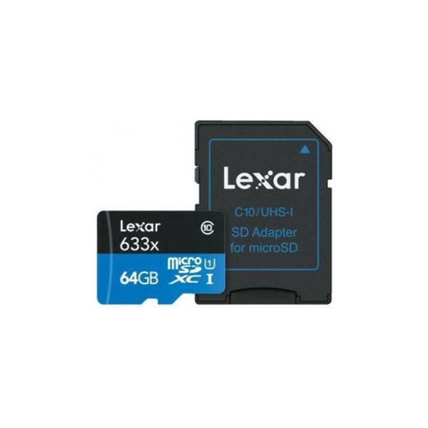 Cartão Micro SD Lexar LMS0633064G-BNNNG 64 GB