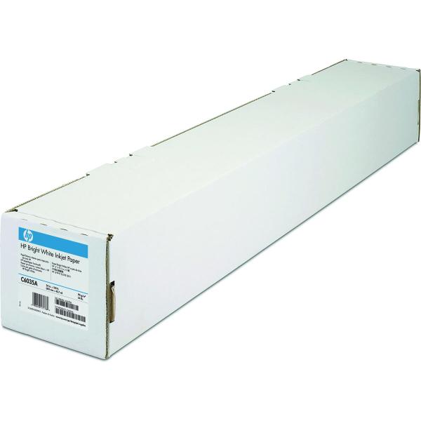 Rolo de papel para Plotter HP C6035A Branco 46 m Brilhante