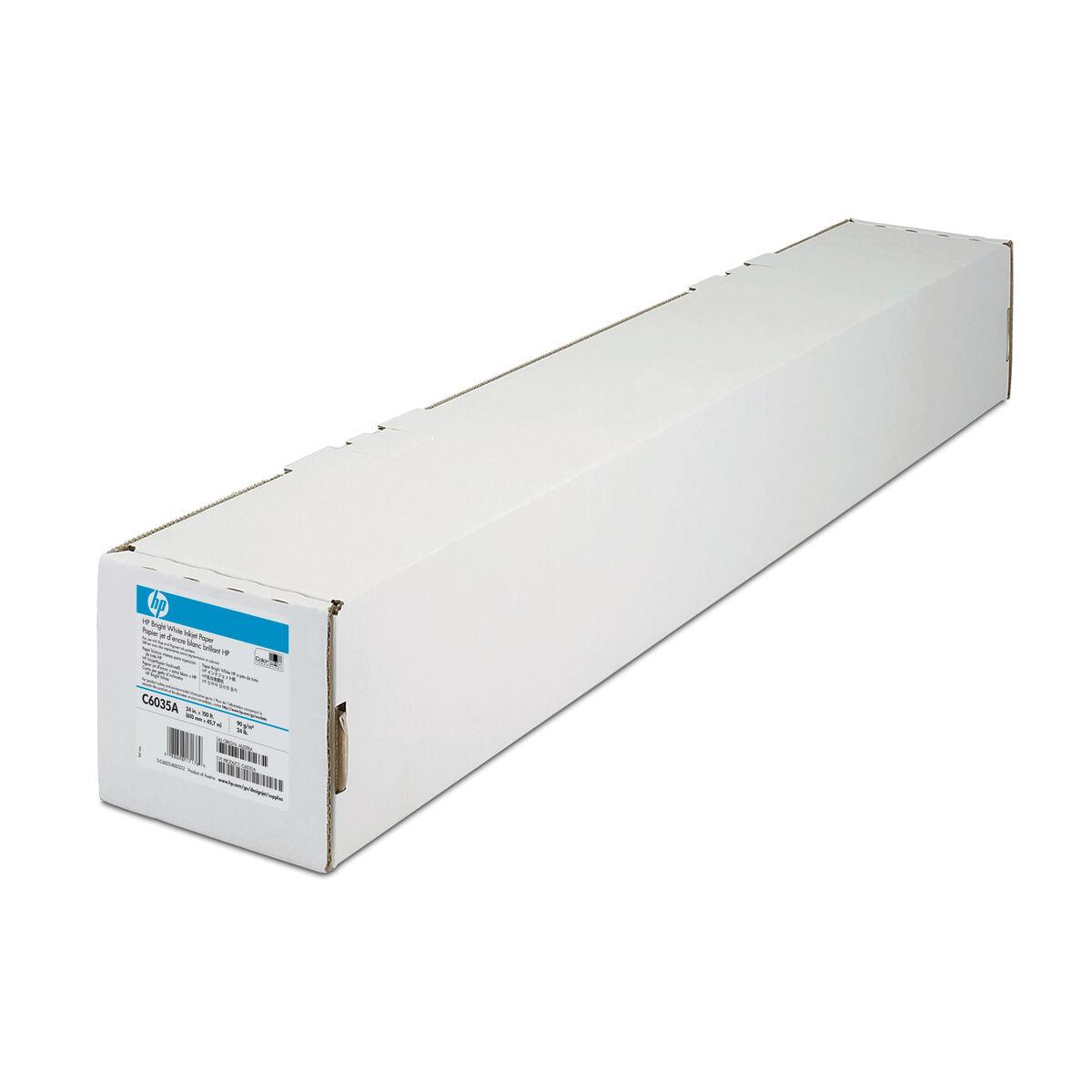 Rolo de papel para Plotter HP Q1445A Branco 594 mm x 45,7 m 90 g/m²