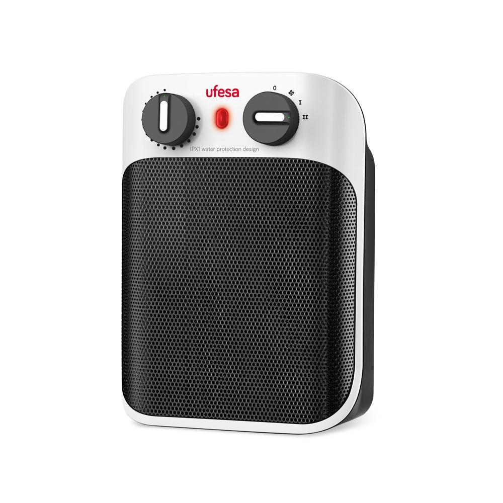 Termoventilador Elétrico CC1800IP 1800W (Preto/Branco) - UFESA