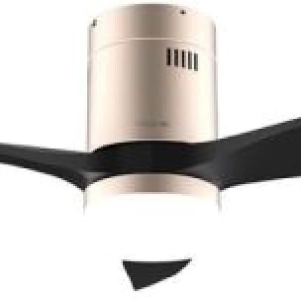 Ventoinha de Teto Energysilence Aero 5600 Aqua Connected 40W Ø132cm (Preto/Dourado) - CECOTEC
