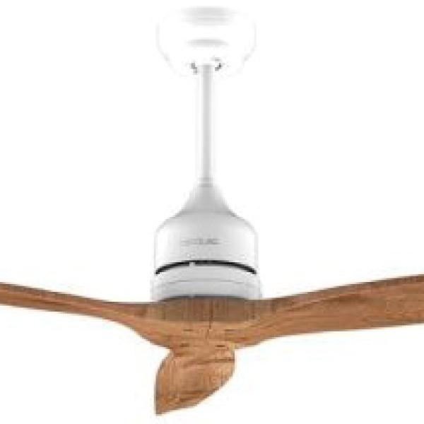 Ventoinha de Teto Energysilence Aero 5270 40W Ø132cm (Branco/Madeira Escura) - CECOTEC