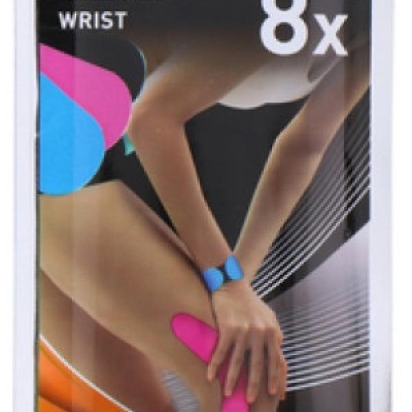 Pack 8x Fita Elástica Kinesiology p/ Joelhos e Pulsos - DUNLOP