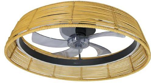Ventoinha de Teto Energysilence Lampaero 600 Natural Design 20W - CECOTEC