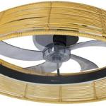 Ventoinha de Teto Energysilence Lampaero 600 Natural Design 20W - CECOTEC