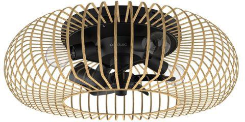 Ventoinha de Teto Energysilence Lampaero 600 Natural Lightwood 20W - CECOTEC
