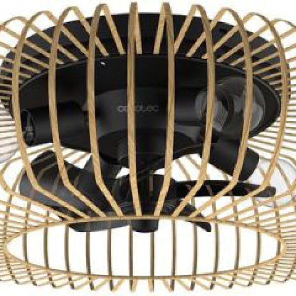Ventoinha de Teto Energysilence Lampaero 600 Natural Lightwood 20W - CECOTEC