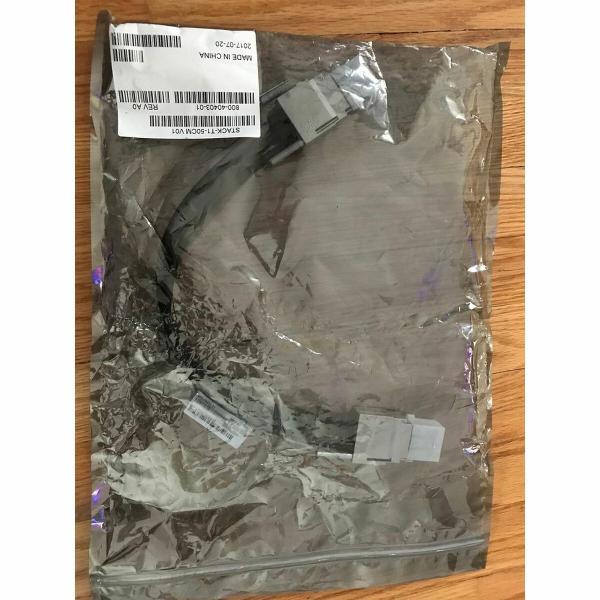 Cabo de rede rígido UTP Categoria 6 CISCO STACK-T1-50CM= Preto 50 cm