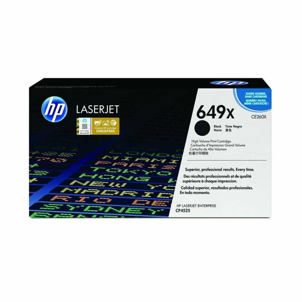 Tóner HP Cartucho de tóner original LaserJet HP 649X negro Preto