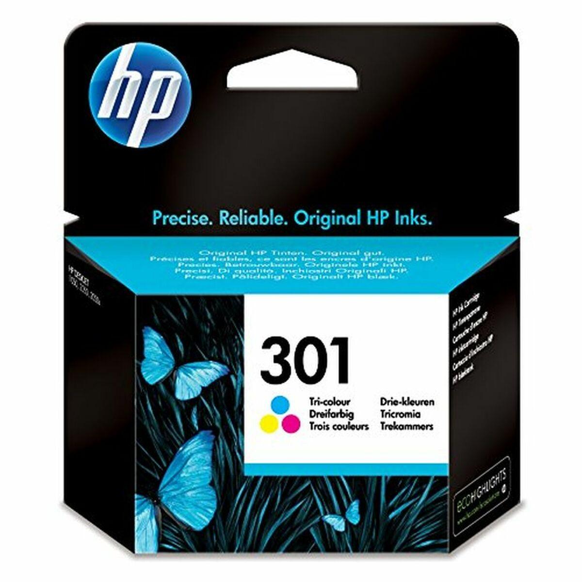 Tinteiro de Tinta Original HP CH562EE#ABE Tricolor Ciano/Magenta/Amarelo Multicolor