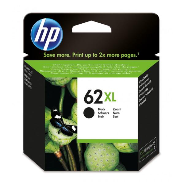 Cartucho Compatível HP 62XL Preto
