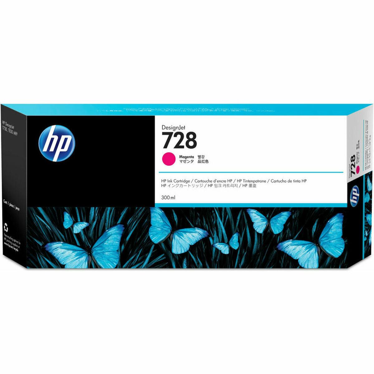 Tinteiro de Tinta Original HP HP 728 Magenta