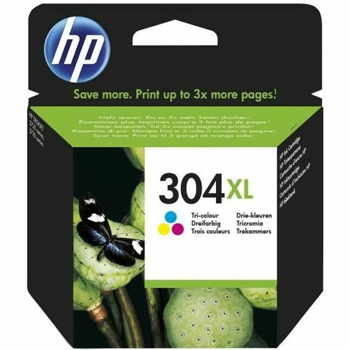 Tinteiro de Tinta Original HP 304XL Amarelo Magenta 7 ml