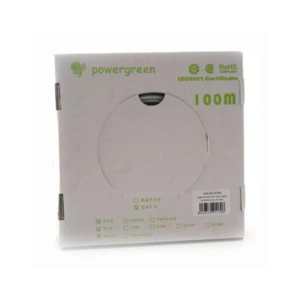 PEPEGREEN CAT6 CABLE REEL 100M RIGID