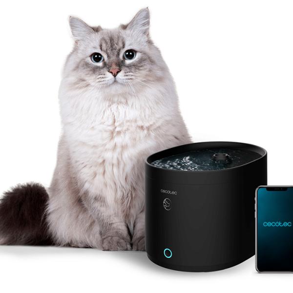 Fonte de Água Automática Pumba 2500 Refresh 2,5L (Preto) - CECOTEC
