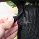 Espreguiçadeira Baloiço de Exterior com Apoio de Cabeça Acolchoado e Bolso Lateral 150x62x88 cm Preto