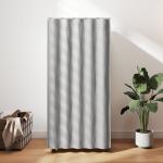 Roupeiro com Rodas, Cortina, Barra de Pendurar e 2 Compartimentos para Quarto 60x40x128 cm Branco