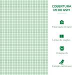 Mini Estufa para Cultivo de Plantas com 4 Janelas Estrutura em Aço e Cobertura de PE Anti - UV 200x80x45 cm Verde