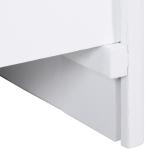 Escada para Animais de Estimação de 3 Degraus com Armazenamento e Tapete Antiderrapante 40,5x44,5x38 cm Branco