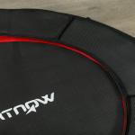Trampolim Fitness Ø102 cm Trampolim Fitness Dobrável com Estrutura de Aço Antiderrapante Ø102x22 cm Vermelho