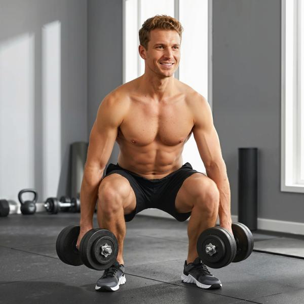 Conjunto de Halteres Ajustáveis Conjunto de Pesos 8x5kg 4x1,5kg e 2 Barras Total 50 kg Preto