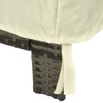 Capa de Proteção para Cadeiras Cobertura de Móveis Cadeira Impermeável Exterior, Jardim Proteção contra Chuva e Sol 68x87x77 cm 600D Oxford Tecido
