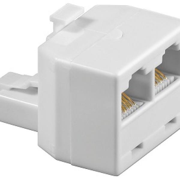 Ficha Dupla Telefone 8 Contactos RJ45