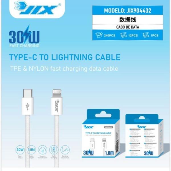 Cabo de Dados Lightning para Type-C (1M) – 30W