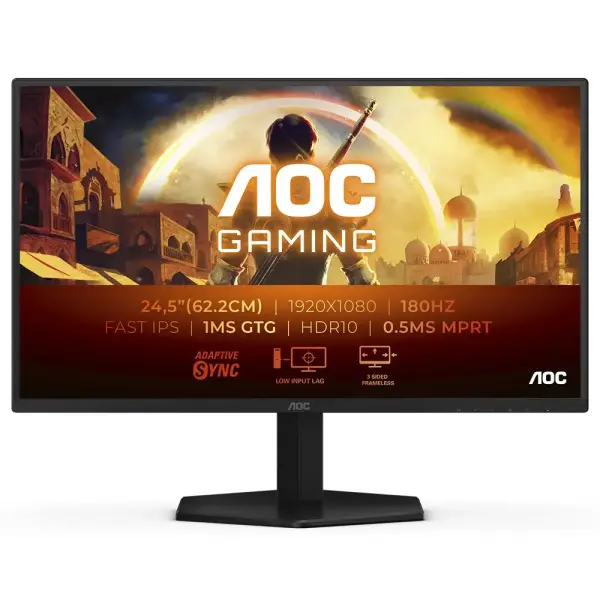 Monitor IPS LED 24.5 25G42E Full HD (Preto) - AOC