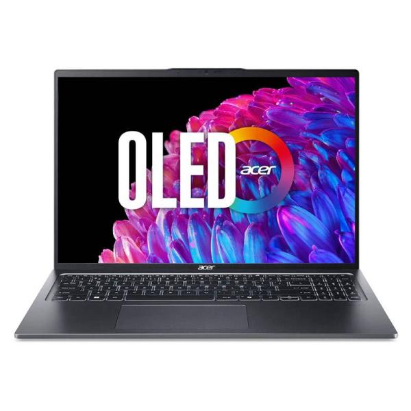 Portátil Acer Swift Go 16 SFG16 - 72 16" OLED 3200 x 2000 (WQXGA+) Intel Core Ultra 7 - 155U 16Gb 1Tb Intel Graphics Design de dobradiças de 180 graus Wi - Fi 6E Win 11 Home Wi - Fi 6E