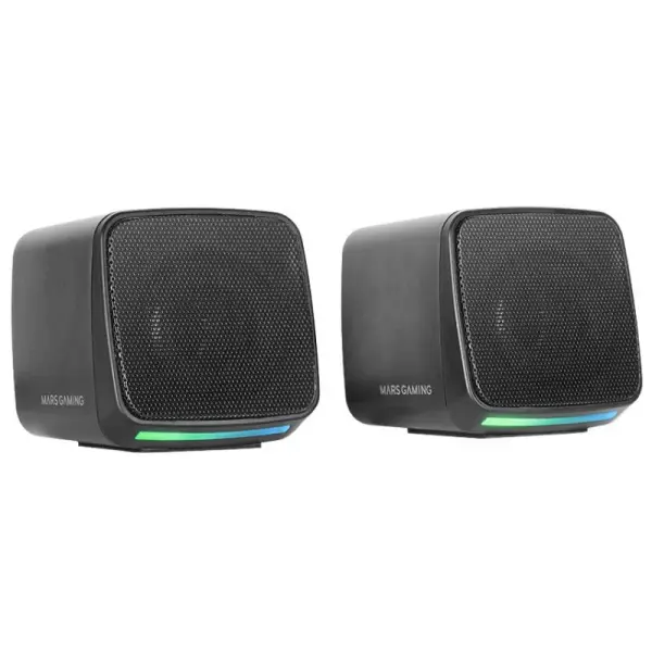 Colunas MSPRO 10W RGB Flow (Preto) - MARS GAMING