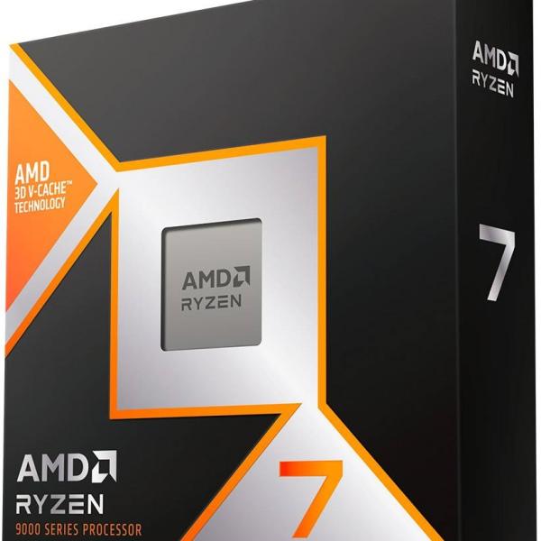 Processador Ryzen 7 9800X3D Zen 5 8 - Core 4.7GHz c/ Turbo 5.2GHz 104MB Cache SktAM5 - AMD