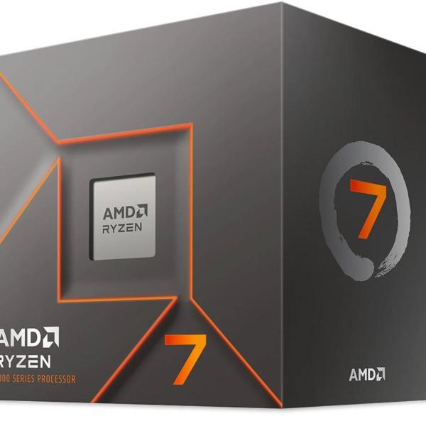 Processador Ryzen 7 8700F Zen 4 8 - Core 4.1GHz c/ Turbo 5.0GHz 24MB Cache SktAM5 - AMD