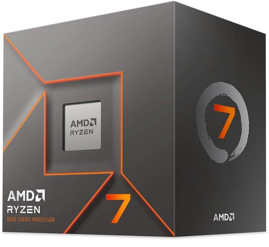 Processador Ryzen 7 8700F Zen 4 8 - Core 4.1GHz c/ Turbo 5.0GHz 24MB Cache SktAM5 - AMD