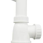 Sifão Simples c/ Caixa Limpeza p/ Lava Loiça (Branco) - TEKA