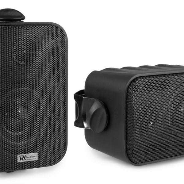 Colunas Passivas Interior/Exterior IPX5 2 Vias 3 60W 8ohm Preto (BGO30) Par - POWER DYNAMICS