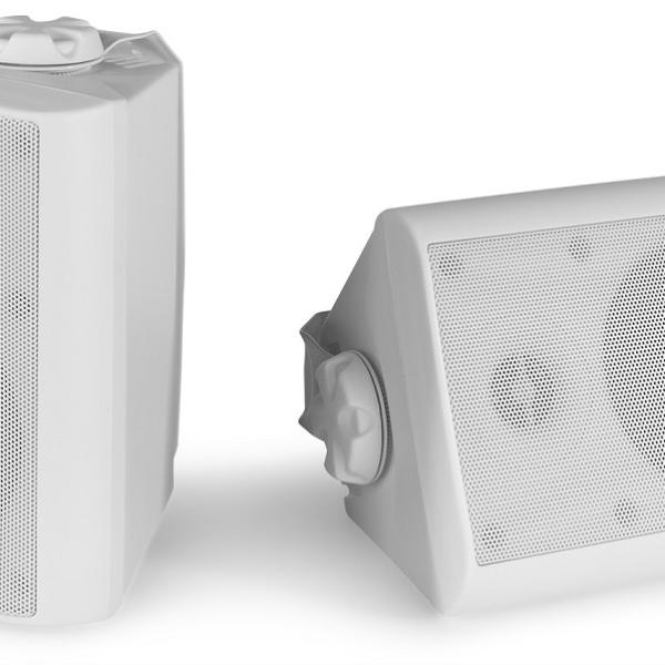 Colunas Passivas Interior/Exterior IP56 2 Vias 4 100W 8ohm Branco (BGO40) Par - Power Dynamics