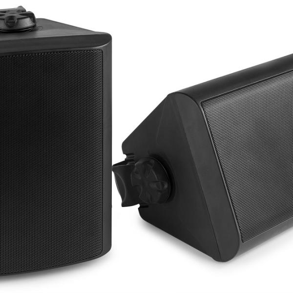 Colunas Passivas Interior/Exterior IP56 2 Vias 6,5 150W 8ohm Preto (BGO65) Par - Power Dynamics