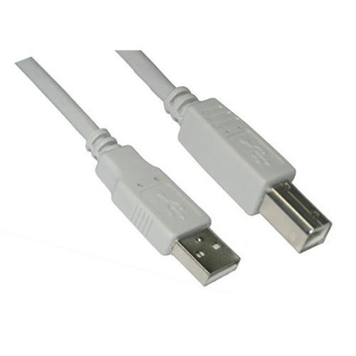 Cabo USB A Macho - USB B Macho Bege (1,8 mts) - Nanocable