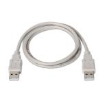 Cabo USB 2.0 A Macho - USB 2.0 A Macho Bege (3 mts) - Nanocable