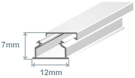 Calha 12x7mm Branca (2 mts) - EFAPEL