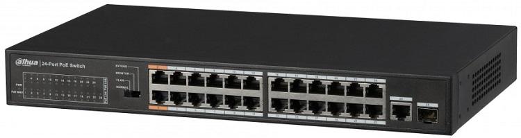Switch de Rede 25 Portas c/ PoE de 24 Portas - DAHUA