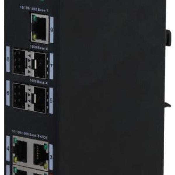 Switch de Rede 4 Portas 10/100/1000 +1 UPLINK GIGABIT +4SFP 96W 802.3AT LAYER 2 - DAHUA